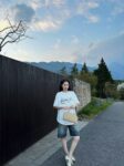 MML6833Original print [21 pieces of 220g pure cotton+large size+threaded collar+wrapped shoulder] round neck short sleeved shirt