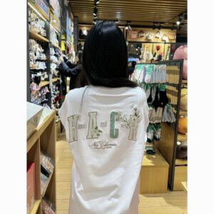 MML6819Original embroidery [220g pure cotton+large size+threaded collar+wrapped shoulder] round neck short sleeved women's