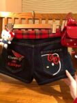 BZ115Hand drawn "Shibuya Spicy Pants" Kitty Cat Spicy Girl Shorts Summer Trendy Jeans