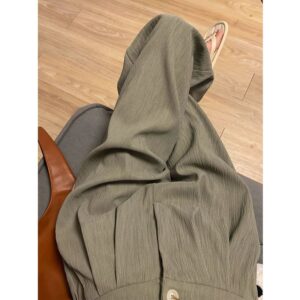 480Bark wrinkled retro pleated high waisted suit pants for women in summer, loose and hanging wide leg pants for women