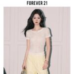 148022【 Original Bark Wrinkle 】 Caution Machine Back Hollow Strap T-shirt Women's Apricot Pure Desire Small Shirt Slim Short Sleeve Top