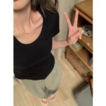 480Bark wrinkled retro pleated high waisted suit pants for women in summer, loose and hanging wide leg pants for women