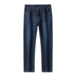 705# New (dark gray bottom - slim fit model picture) ultra-thin breathable loose straight leg business denim pants