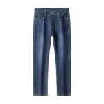 706#  New (dark gray bottom - slim fit model picture) ultra-thin breathable loose straight leg business denim pants