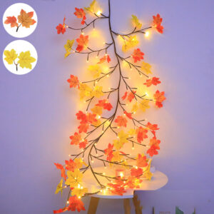 LED bendable butterfly flower leaf vine light indoor decoration wall decoration romantic atmosphere light