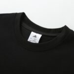 Adidas collaboration Basketball silicone logo loose casual round neck men's and women's couple's short sleeved T-shirt