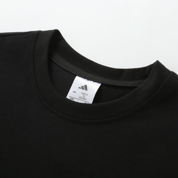 Adidas collaboration Basketball silicone logo loose casual round neck men's and women's couple's short sleeved T-shirt