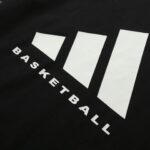 Adidas collaboration Basketball silicone logo loose casual round neck men's and women's couple's short sleeved T-shirt