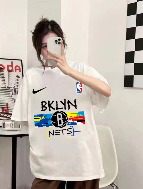 Nike Brooklyn Nets City 🏙 Limited player training suit DRI sports couple short sleeved shirt