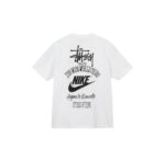 STUSSY Stussy Nike x Stussy Co branded SS23 Classic Alphabet Printed short sleeved T-shirt