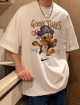 Nike Nike Garfield trendy casual loose short sleeved T-shirt for both men and women, couple style