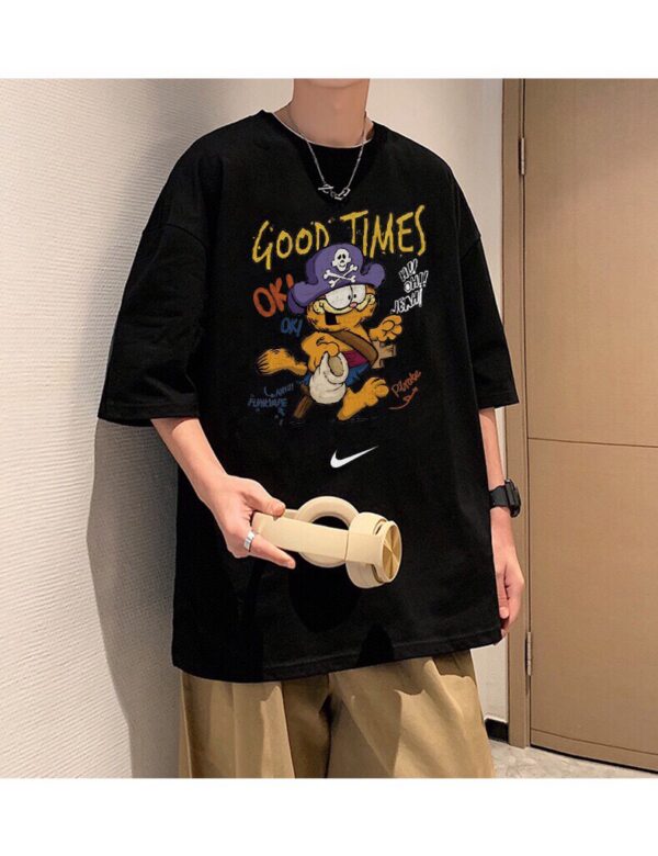 Nike Nike Garfield trendy casual loose short sleeved T-shirt for both men and women, couple style