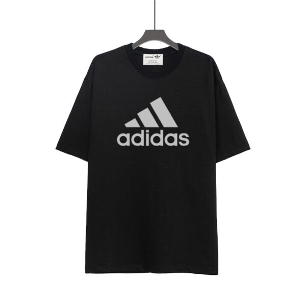 Adidas Classic Large Logo Printed Cotton Short sleeved T-shirt