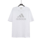 Adidas Classic Large Logo Printed Cotton Short sleeved T-shirt