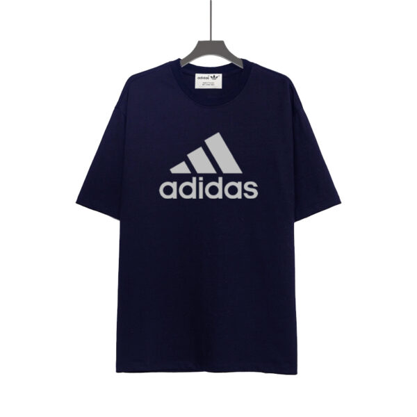 Adidas Classic Large Logo Printed Cotton Short sleeved T-shirt