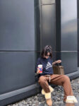 【 Top Version. Official Website Quality 】 BLCG/ALENCIAGA/Balenciaga Joint Adidas Classic Logo Combination in Front, Embroidered Short Sleeve T-shirt with Double sided Front and Back Wear