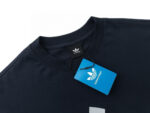 【 Top Version. Official Website Quality 】 BLCG/ALENCIAGA/Balenciaga Joint Adidas Classic Logo Combination in Front, Embroidered Short Sleeve T-shirt with Double sided Front and Back Wear
